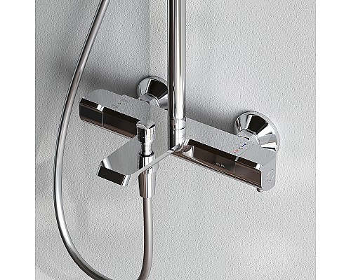 Душевая система AM.PM Func F078F500 с термостатом Хром
