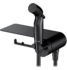 Гигиенический душ со смесителем AM.PM Func F0H8F922 Черный матовый