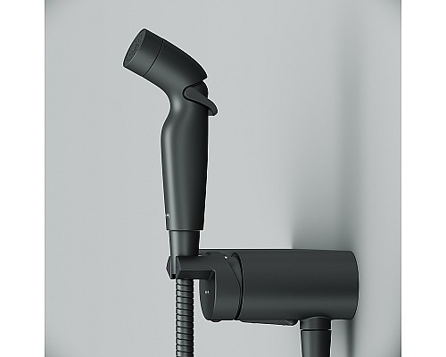 Гигиенический душ со смесителем AM.PM Func F0H8F922 Черный матовый