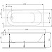 Акриловая ванна AM.PM X-Joy 150х70 W94A-150-070W-A1 без гидромассажа