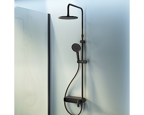 Душевая система AM.PM X-Joy F0785A722 Черная матовая