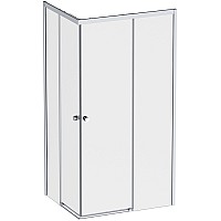 Душевой уголок AM.PM X-Joy 100х80 W94G-403-10080-MТ профиль Хром матовый стекло прозрачное