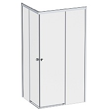 Душевой уголок AM.PM X-Joy 100х80 W94G-403-10080-MТ профиль Хром матовый стекло прозрачное