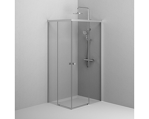 Душевой уголок AM.PM X-Joy 100х80 W94G-403-10080-MТ профиль Хром матовый стекло прозрачное