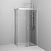 Душевой уголок AM.PM X-Joy 100х80 W94G-403-10080-MТ профиль Хром матовый стекло прозрачное