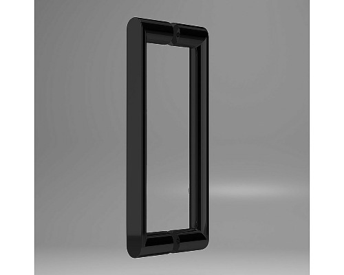 Душевая дверь Vincea Dice 120 VDS-4D120CLB профиль Черный стекло прозрачное