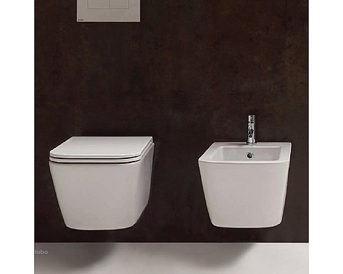 Унитаз Globo Stone STS05.BO подвесной Белый матовый без сиденья