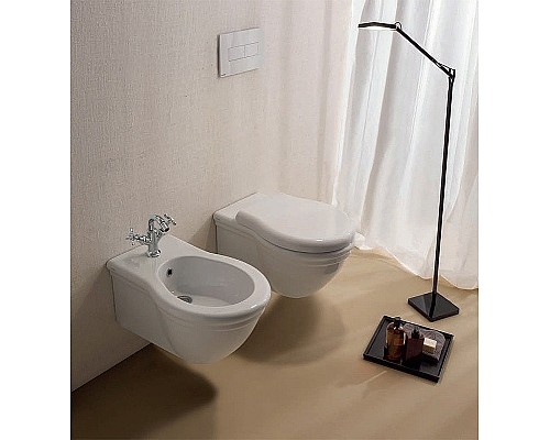 Унитаз Globo Paestum PAS03.BI подвесной без сиденья