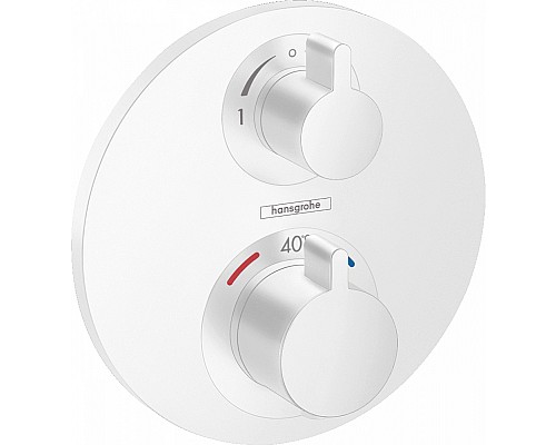 Смеситель для душа Hansgrohe Ecostat S 15758700 с термостатом Белый матовый