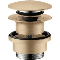 Донный клапан Hansgrohe click-clack Шлифованная бронза