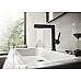 Смеситель для раковины Hansgrohe Finoris 76063670 Черный матовый