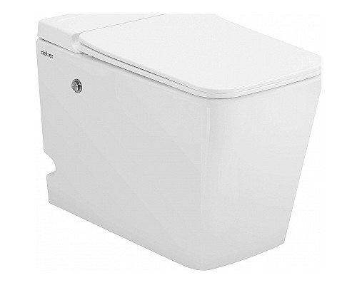 Унитаз Abber Rechteck AC1213P приставной с сиденьем Микролифт