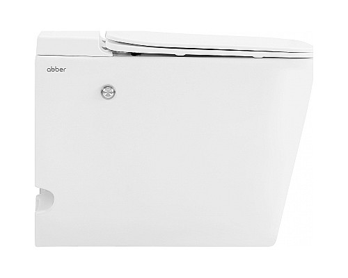 Унитаз Abber Rechteck AC1213P приставной с сиденьем Микролифт