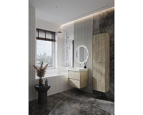 Шкаф пенал Roca Ona 40 A857635512 подвесной Светлый дуб