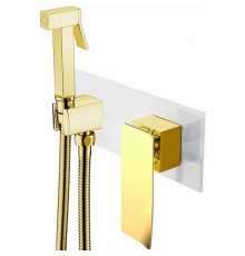 Гигиенический душ со смесителем Boheme Q 147-WG .2 Белый Золото