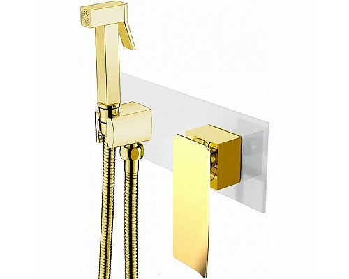 Гигиенический душ со смесителем Boheme Q 147-WG .2 Белый Золото
