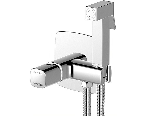 Гигиенический душ со смесителем WasserKRAFT Naab 8638 Хром