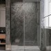 Душевая дверь Veconi Premium Trento PTD-30GR 120 профиль Брашированный графит стекло прозрачное