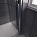Душевая дверь Veconi Premium Trento PTD-30GR 120 профиль Брашированный графит стекло прозрачное