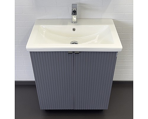 Тумба с раковиной Comforty Лима 70 00-00013686 Антрацит