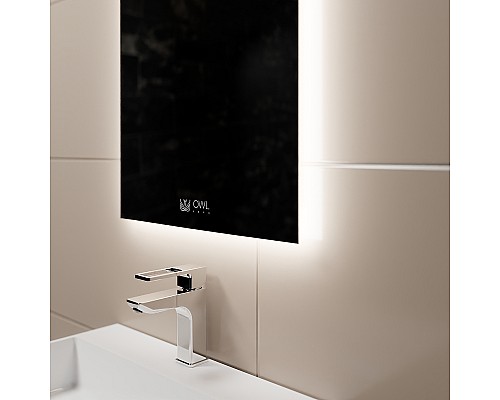 Зеркало Owl 1975 Line V 50 OWLM200900 с подсветкой с бесконтактным сенсорным выключателем Зеркало Owl 1975 Line V 50 OWLM200900 с подсветкой с бесконтактным сенсорным выключателем