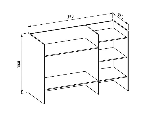 Стеллаж Laufen Kartell 75 3.8933.1.082.000.1 Оранжевый