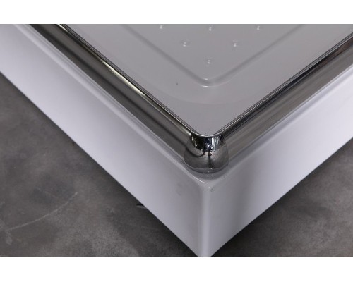 Душевой уголок Esbano ESR-8022 100x80 профиль Хром стекло рифленое