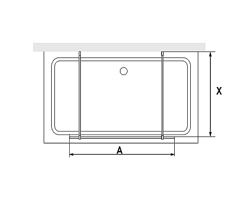 Душевая перегородка RGW Walk In WA-016 100 35101610-11 профиль Хром стекло прозрачное