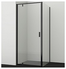 Душевой уголок WasserKRAFT Elbe 80x100 74P29 профиль Черный стекло прозрачное