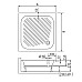 Акриловый поддон для душа RGW Acrylic B/CL-S 80x80 16180188-51 Белый