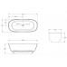 Ванна из полиэфирной смолы Abber Kristall 170х75 Бирюзовая без гидромассажа