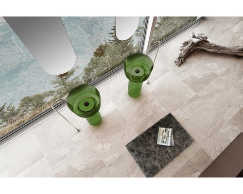 Раковина Abber Kristall 45 AT2702Emerald Зеленая