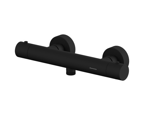 Смеситель для душа Whitecross Y black Y1246BL с термостатом Черный матовый