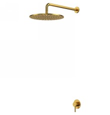 Душевая система Whitecross Y brushed gold Брашированное золото