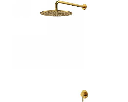 Душевая система Whitecross Y brushed gold YSET01GLB Брашированное золото