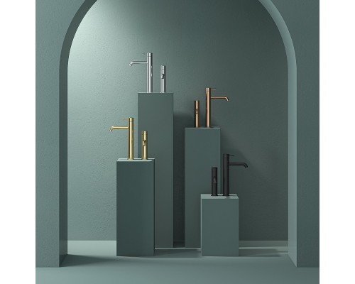 Смеситель для раковины Teska Atlas Leo L E5729 Розовое золото