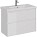 Тумба под раковину Lemark Combi 100 LM03C100T подвесная Белый глянец