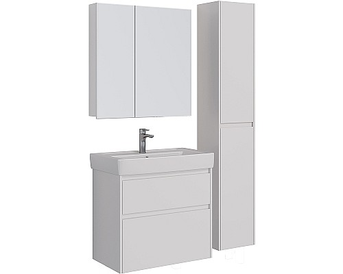 Тумба под раковину Lemark Combi 100 LM03C100T подвесная Белый глянец