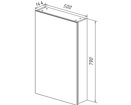 Зеркальный шкаф Lemark Universal 50 LM50ZS-U Белый глянец Зеркальный шкаф Lemark Universal 50 LM50ZS-U Белый глянец