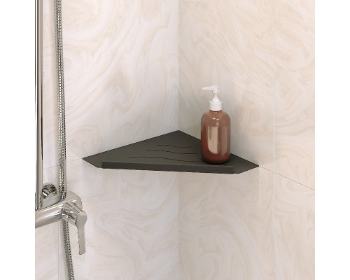 Металлическая полка RGW MT-13B 49279913-04 угловая Черная