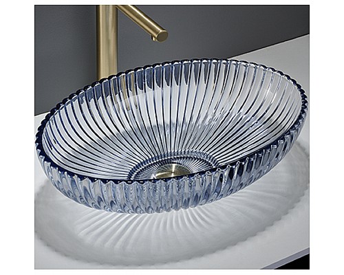 Раковина-чаша CeramaLux 51 GL49-L1 Светло-голубая