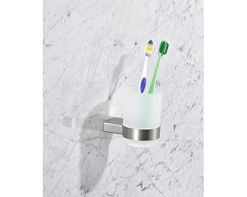 Стакан для зубных щеток Milacio Ultra MCU.961.SS Нержавеющая сталь