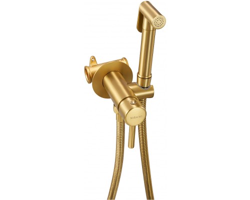 Гигиенический душ со смесителем Milacio Ultra MCU.850.GD Брашированное золото