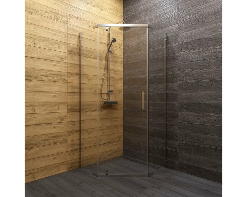 Душевой уголок Triton Дека-Хром 90х90 Щ0000053608 профиль Хром стекло прозрачное