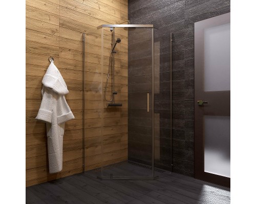 Душевой уголок Triton Дека-Хром 90х90 Щ0000053608 профиль Хром стекло прозрачное