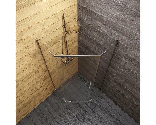 Душевой уголок Triton Дека-Хром 90х90 Щ0000053608 профиль Хром стекло прозрачное