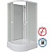 Душевая кабина Niagara Promo 90x80 R P90/80/26R/MT/BK без гидромассажа