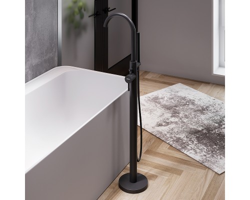 Смеситель для ванны Damixa Scandinavian Pure 365000300 Черный матовый