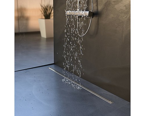 Душевой лоток Paini Slim Line 600 CH600SL с решеткой Хром глянец / под плитку