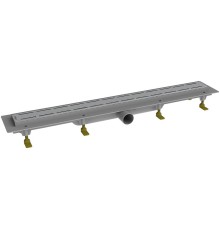 Душевой лоток Paini Line 650 с решеткой Хром глянец
